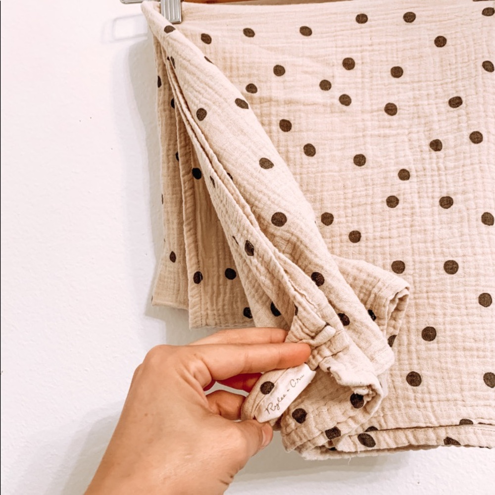 Rylee and cru Muslin swaddle/blanket